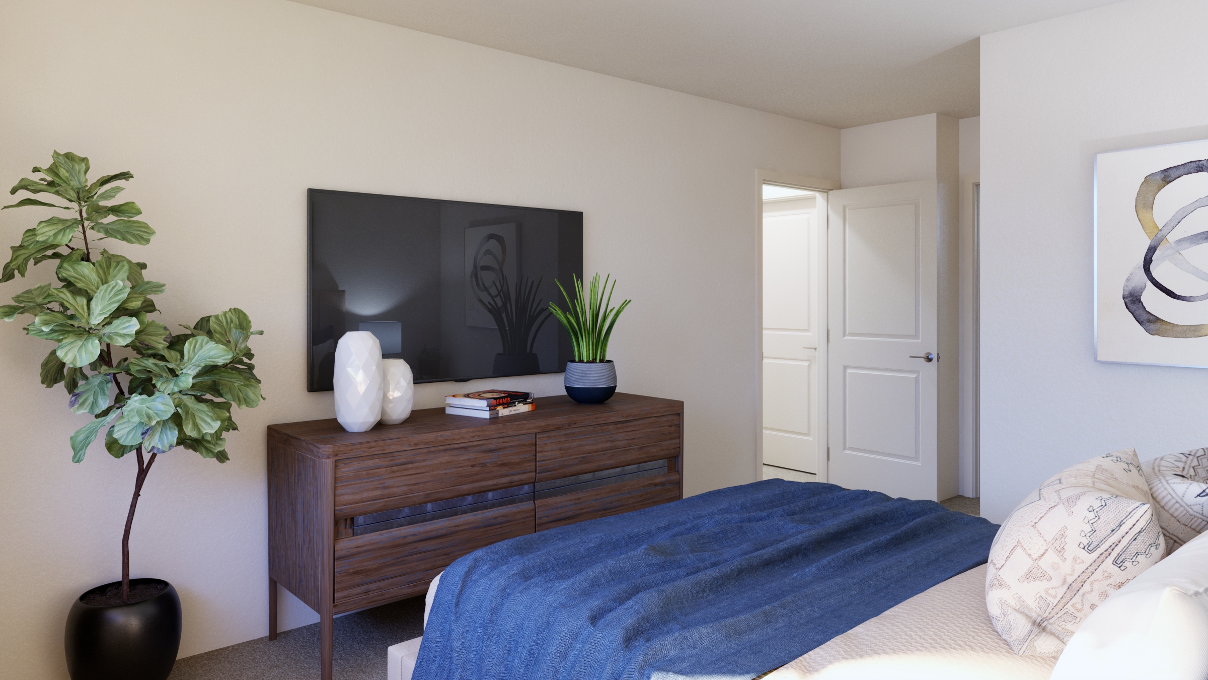 Plan 1 Primary Bedroom View