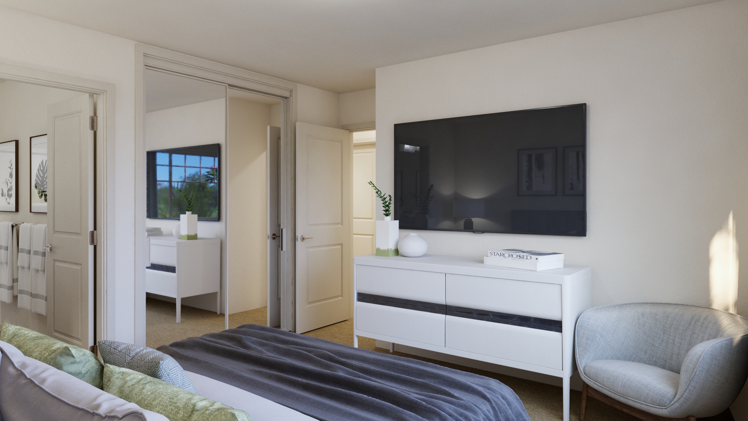 Plan 2 Primary Bedroom View