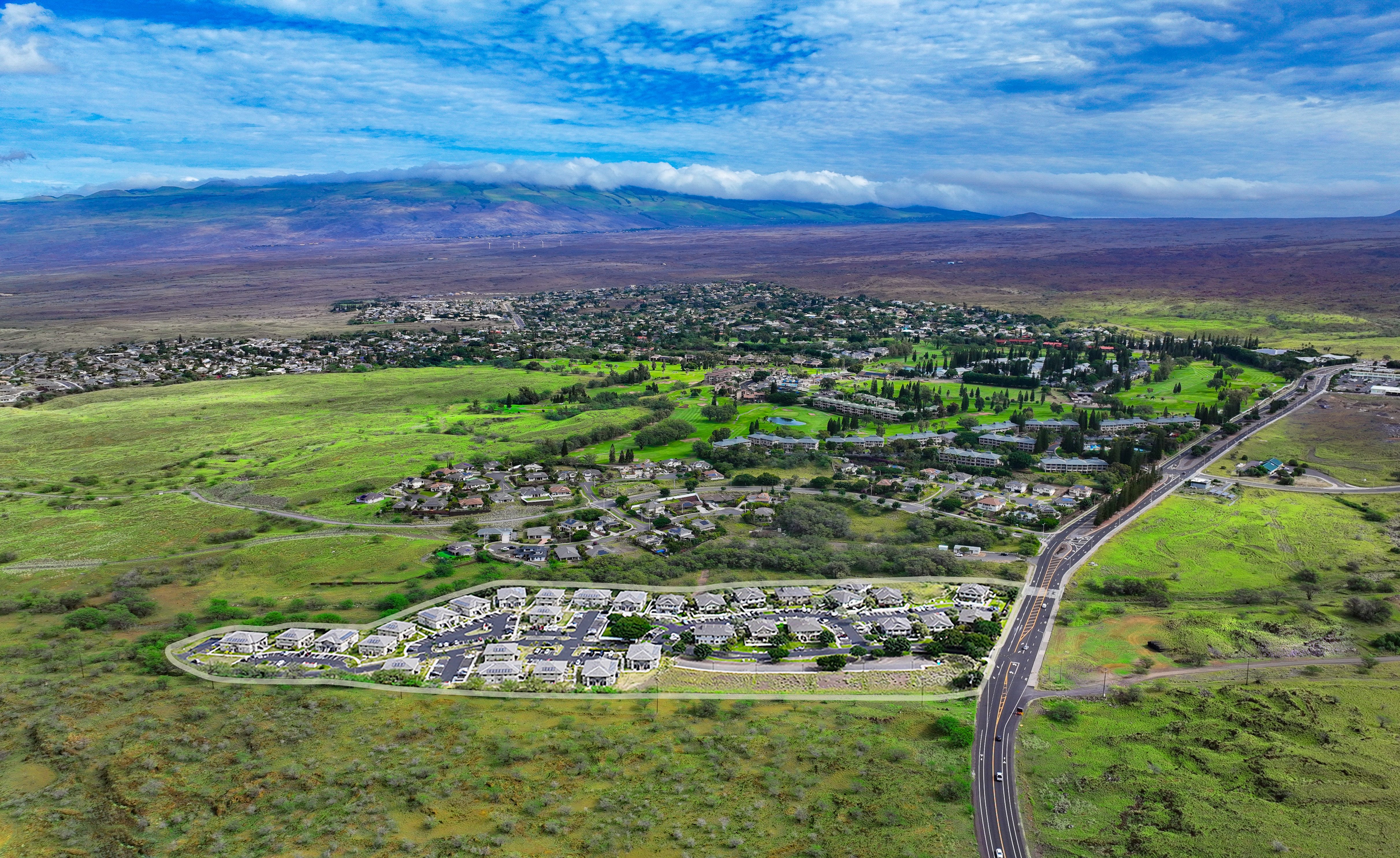 Makana Kai in Waikoloa Village Aerial View